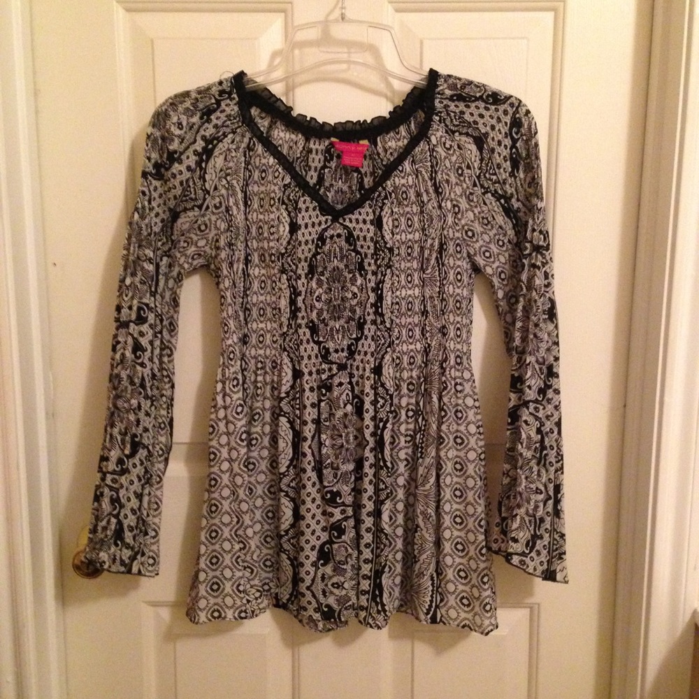 Long sleeve blouse